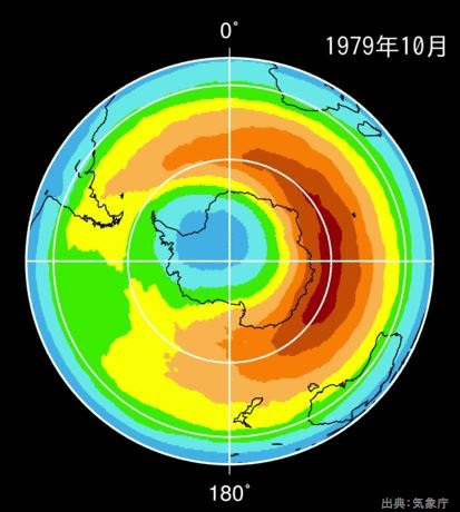 1979年のオゾン層